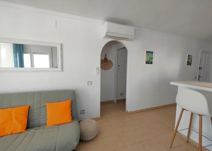 Apartamento Mediterraneo A Vacaciones Sobre Rocas, 1ª Línea De Mar, Zona Privilegiada, Vista Al Mar. - Es-258-155