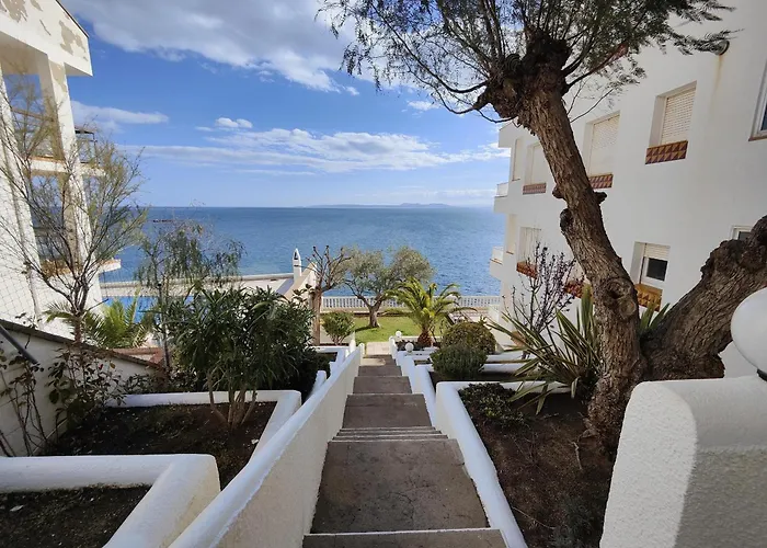 Mediterraneo A Vacaciones Sobre Rocas, 1ª Línea De Mar, Zona Privilegiada, Vista Al Mar. - Es-258-155 Apartamento